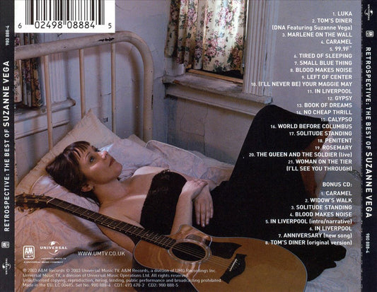 Retrospective: The Best of Suzanne Vega [UK Bonus CD] cover art