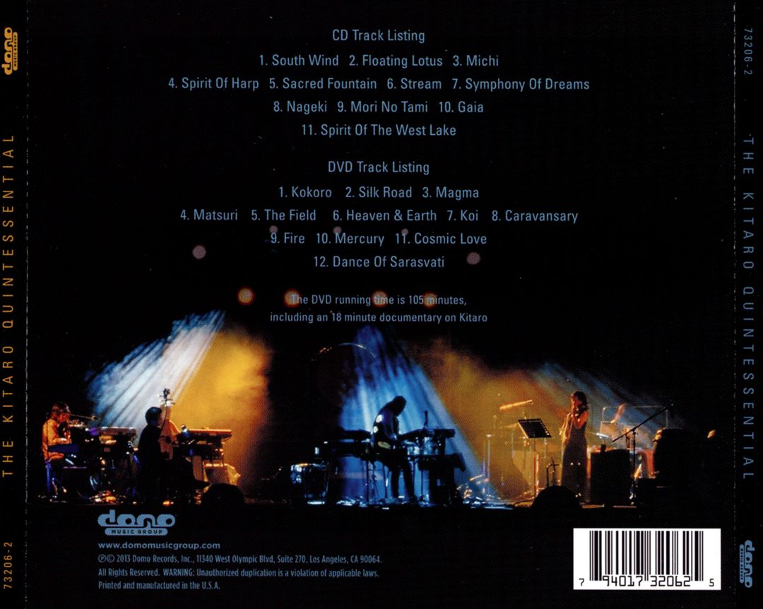 Kitaro Quintessential [CD/DVD] cover art