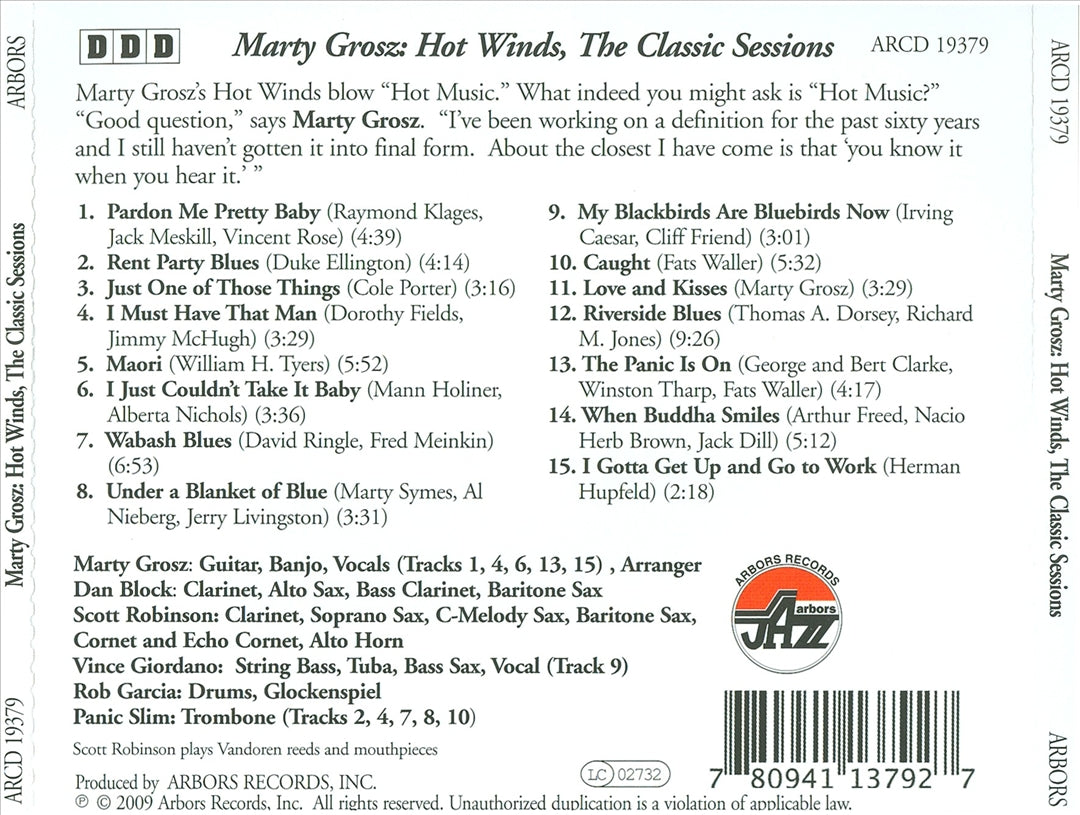 Hot Winds: The Classic Sessions cover art
