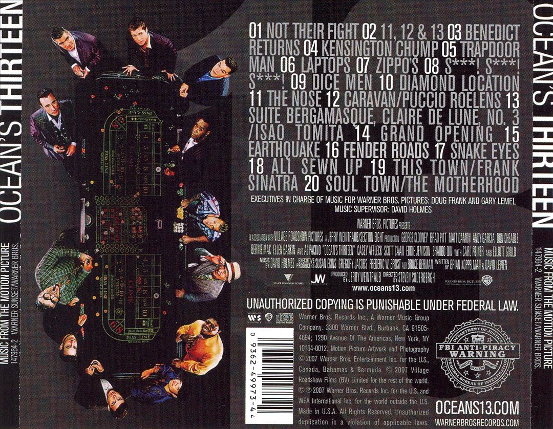 Ocean's Thirteen [Music from the Motion Picture] cover art