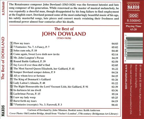 Best of Dowland cover art