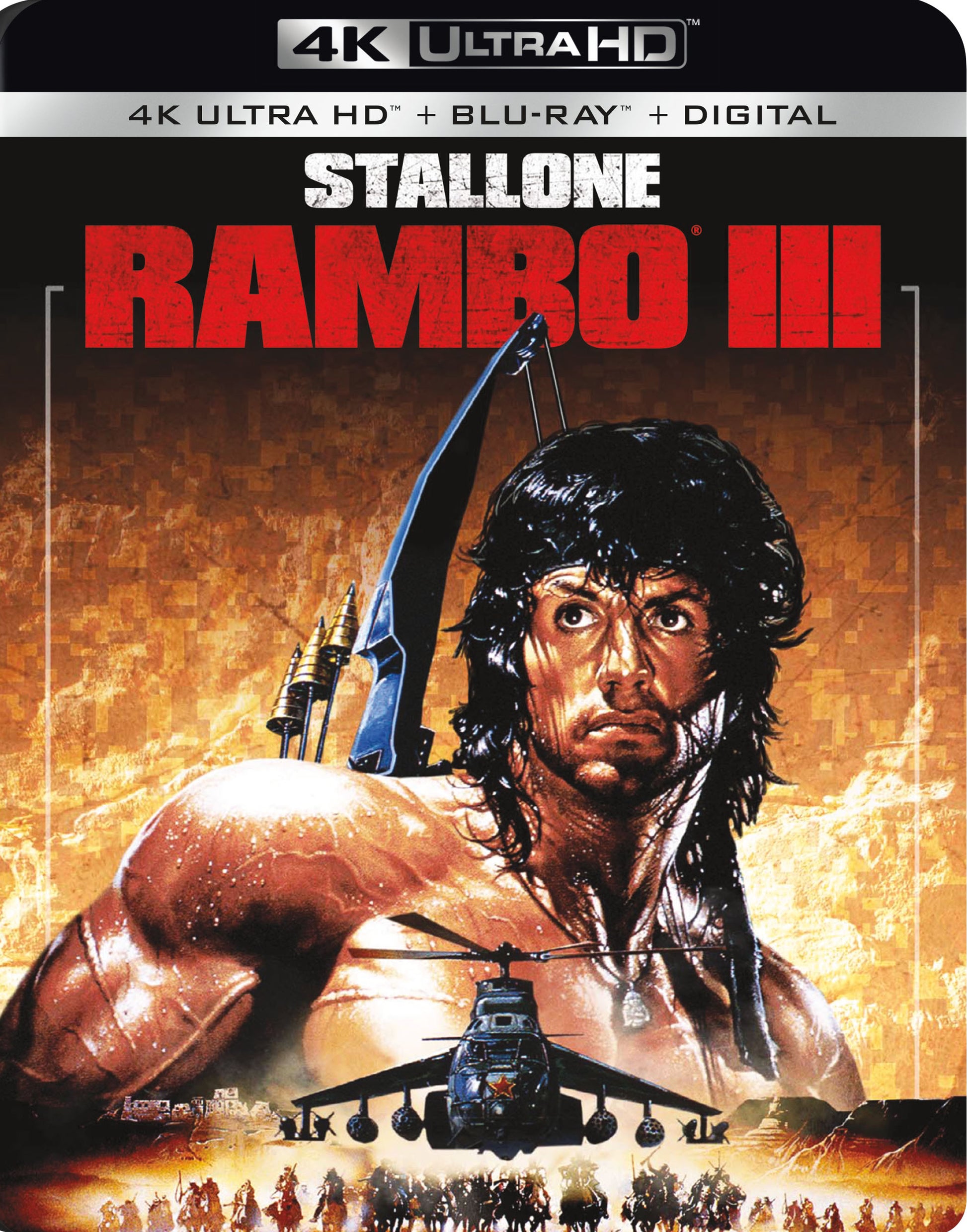 Rambo III [Includes Digital Copy] [4K Ultra HD Blu-ray/Blu-ray] cover art