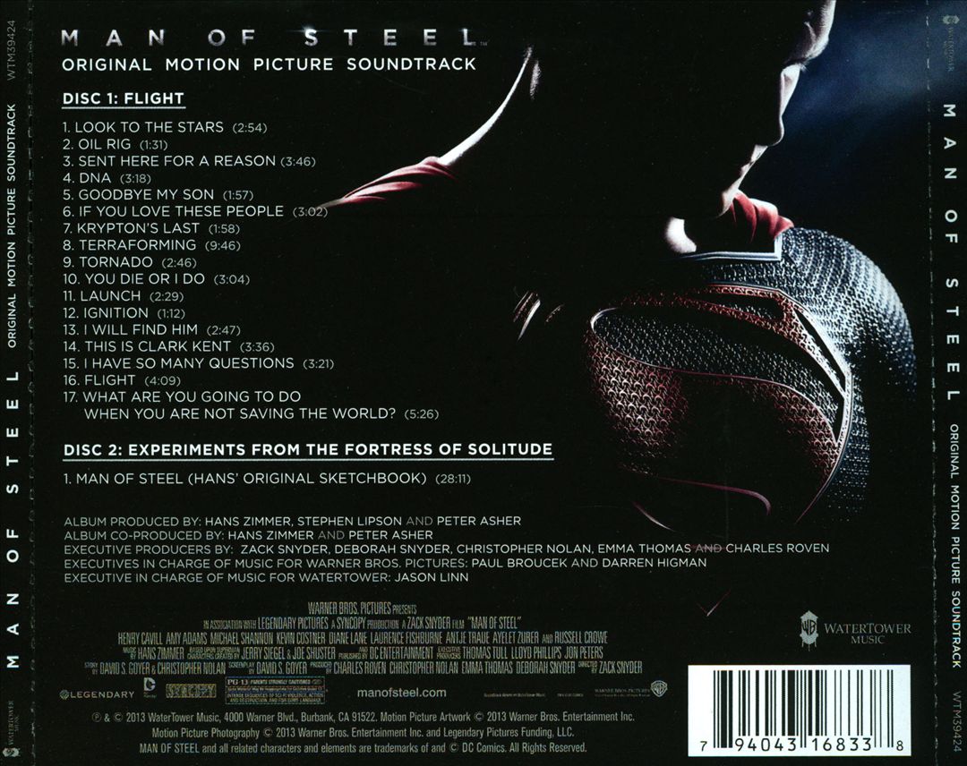 Man of Steel [Original Motion Picture Soundtrack] cover art