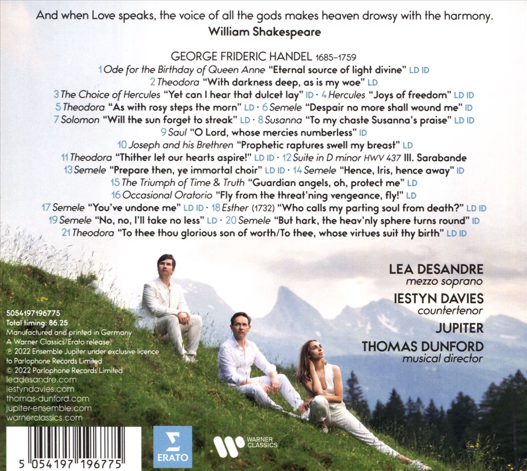 Eternal Heaven: Handel cover art