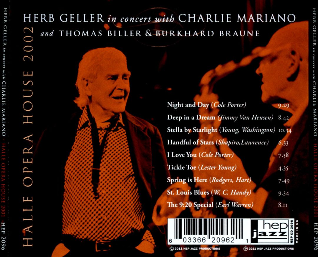 Halle Opera House 2002 cover art