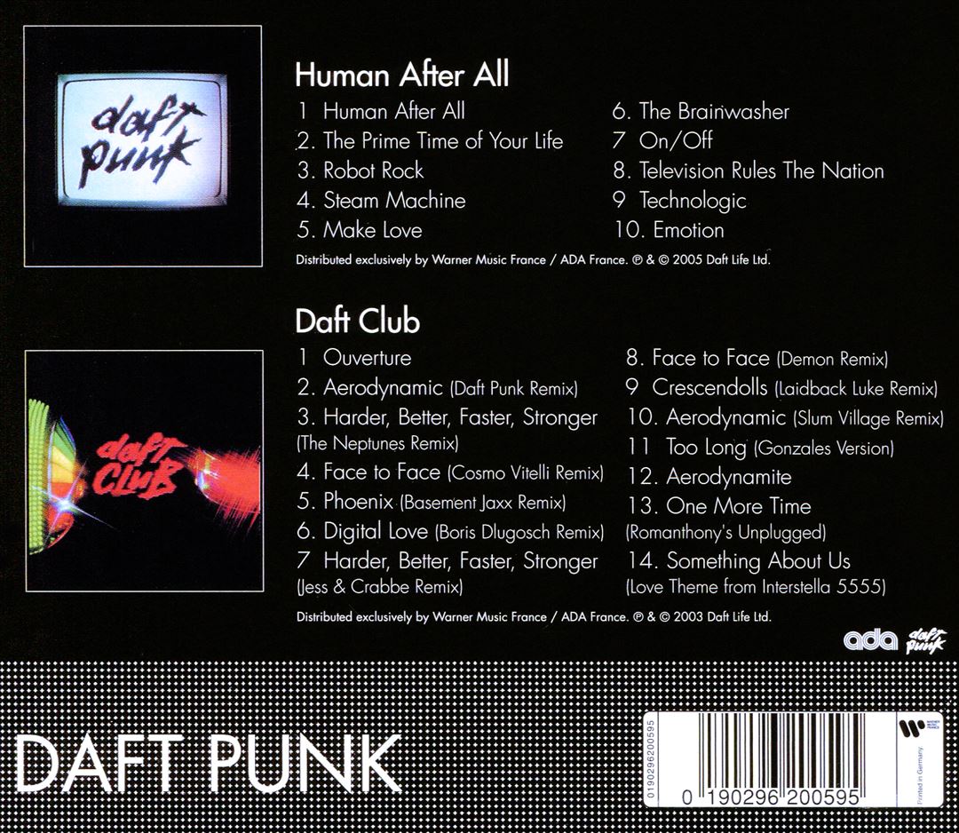 Human After All/Daft Club cover art