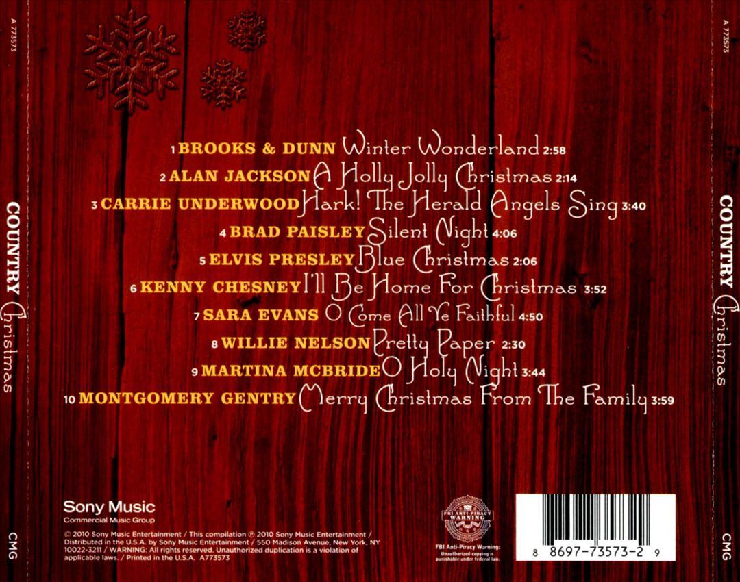 Country Christmas [Sony] cover art