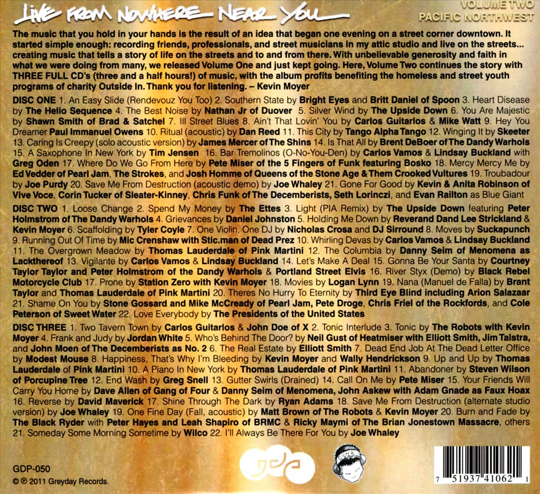 Live From Nowhere Near You, Vol. 2: Pacific Northwest cover art