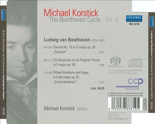 Beethoven: Piano Sonatas, Vol. 6 cover art
