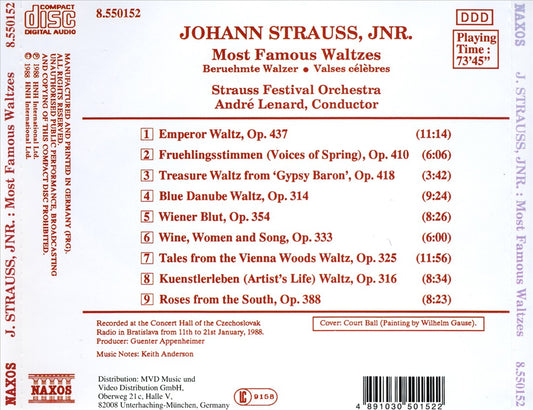 Strauss: Most Famous Waltzes cover art