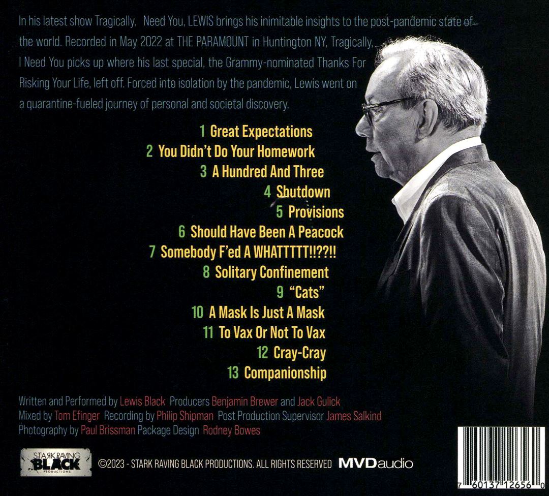 Tragically, I Need You cover art