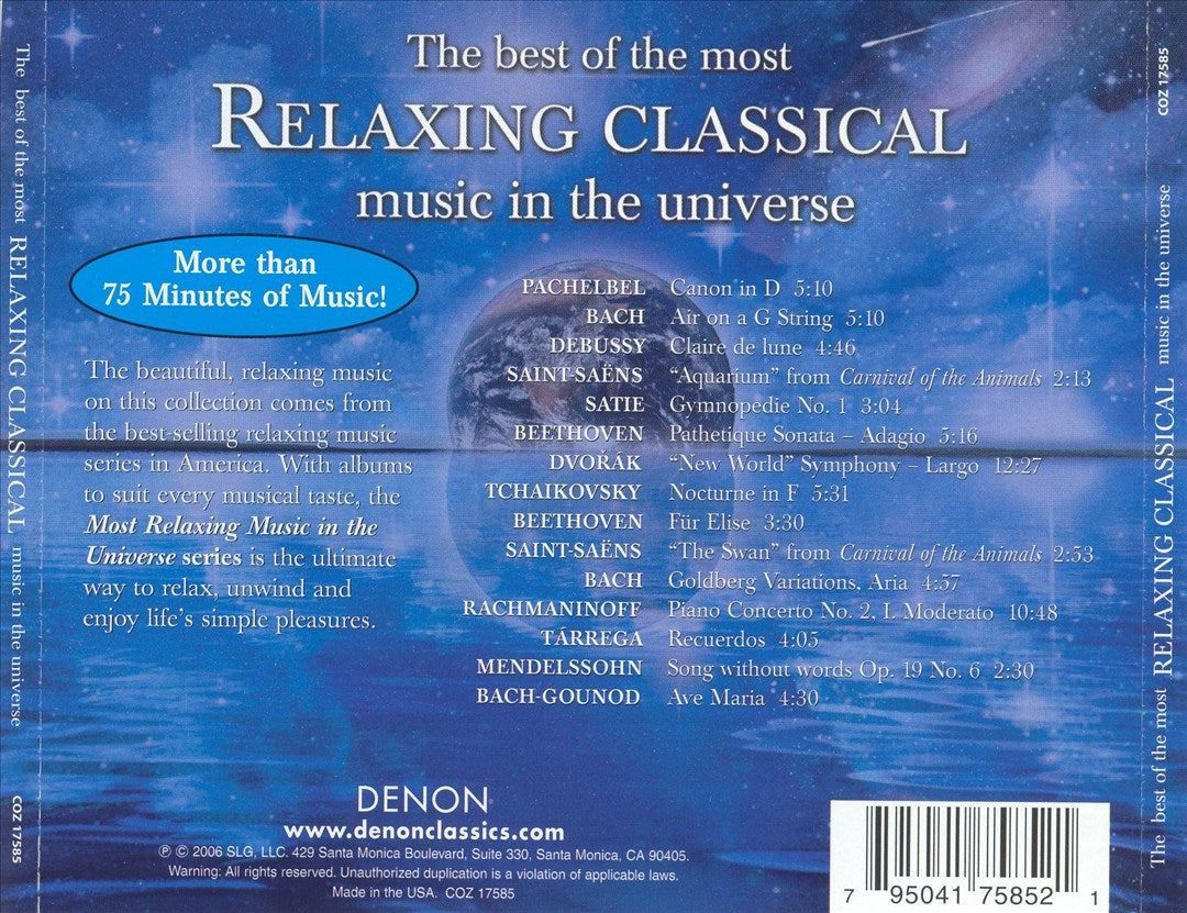 Best of the Most Relaxing Classical Music in the Universe cover art