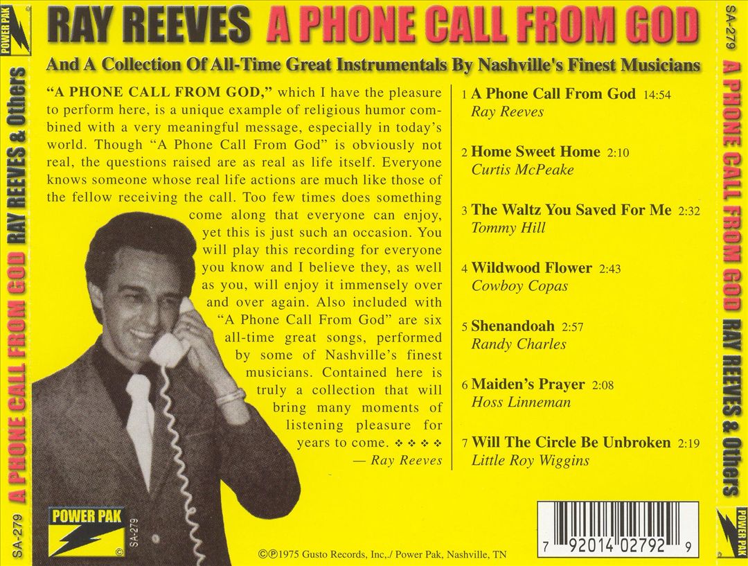 Phone Call from God cover art