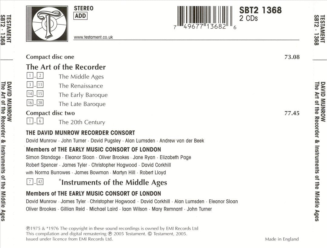 Art of the Recorder cover art