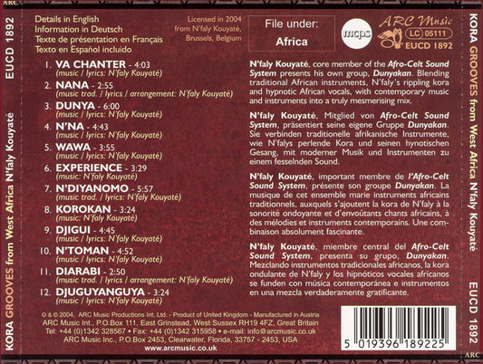 Kora Grooves from West Africa cover art