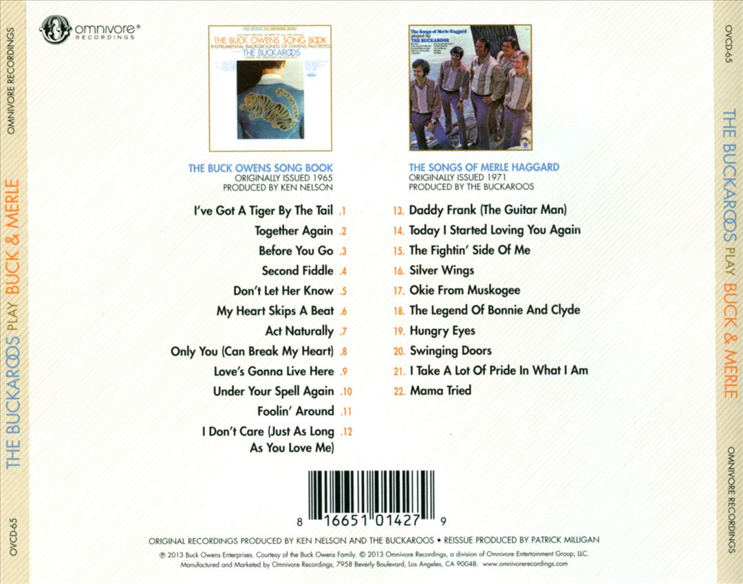 Buckaroos Play Buck & Merle cover art