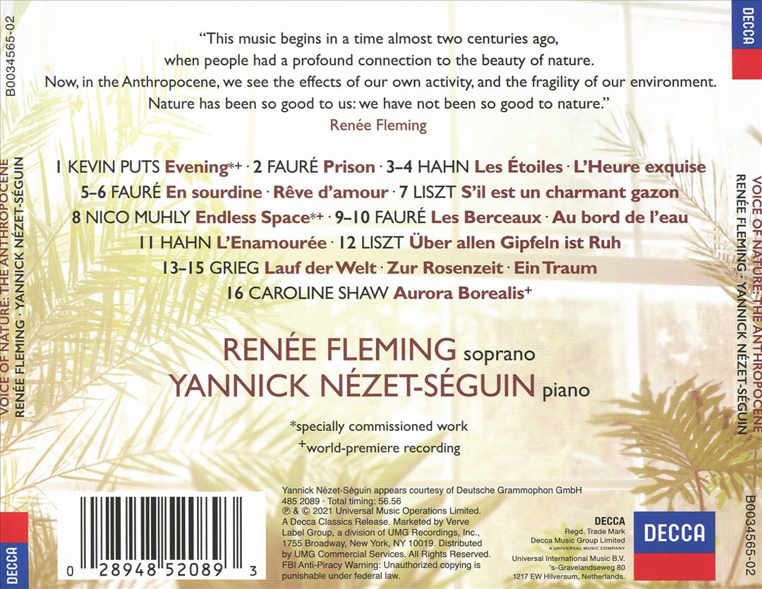 Voice of Nature: The Anthropocene cover art