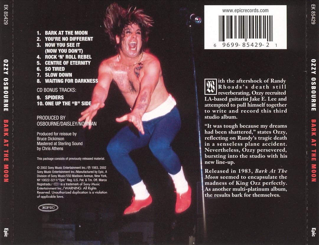 Bark at the Moon [Bonus Tracks] cover art