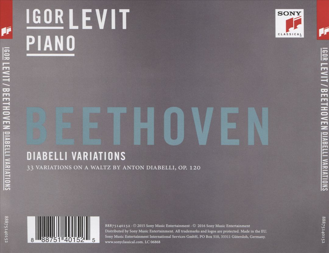 Beethoven: Diabelli Variations cover art