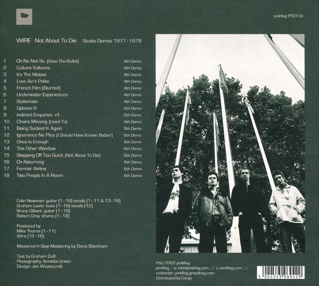 Not About to Die [Studio Demos 1977-1978] cover art