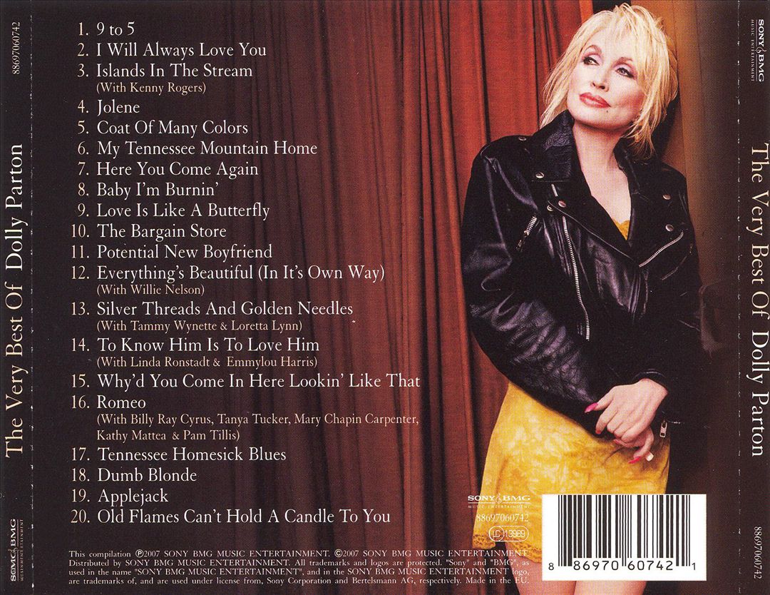Very Best of Dolly Parton [BMG 2007] cover art
