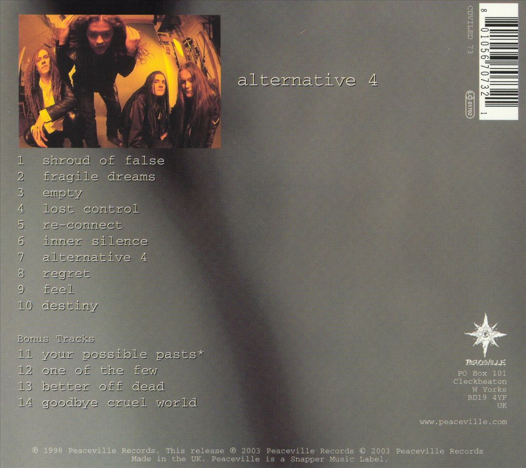 Alternative 4 [Bonus Tracks] cover art