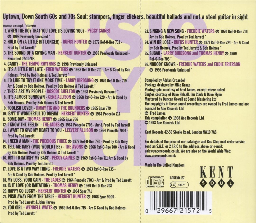 Music City Soul cover art