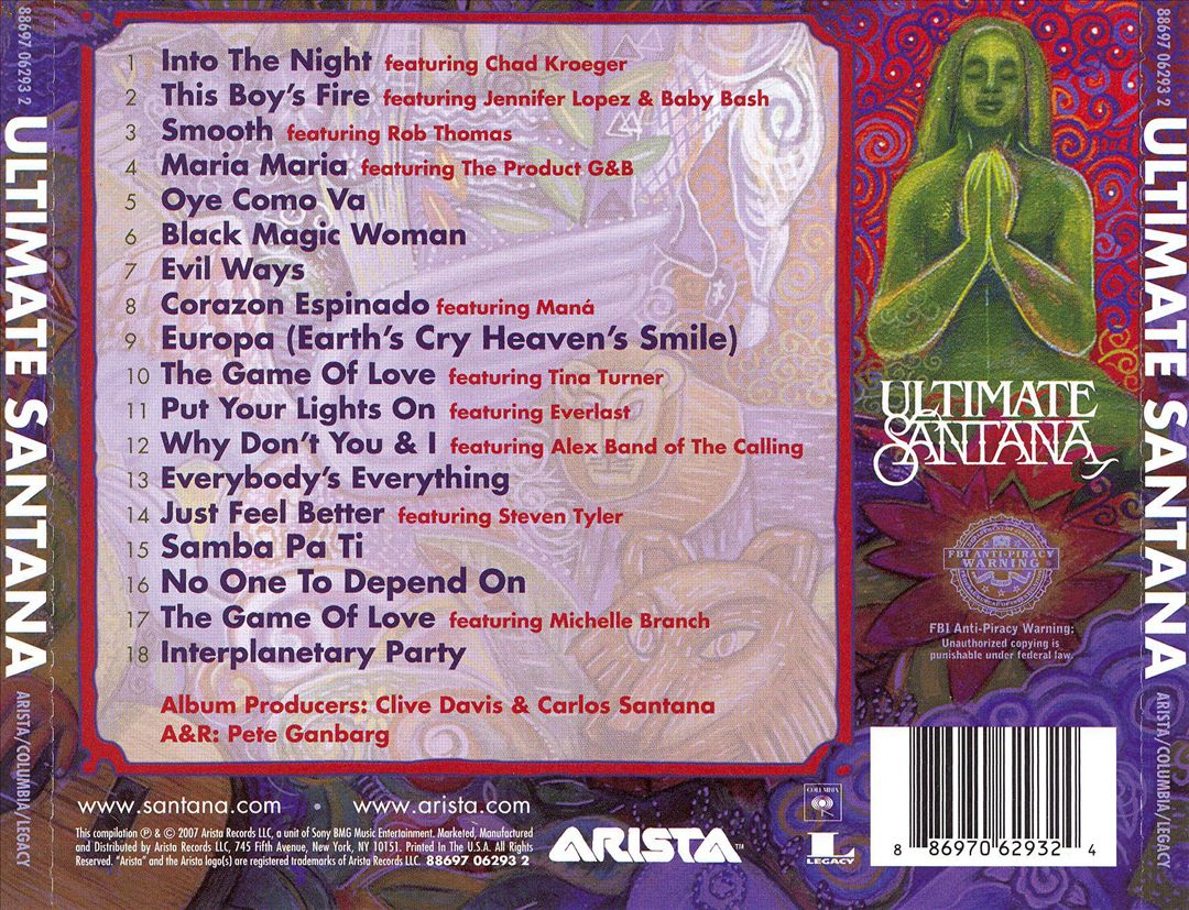 Ultimate Santana cover art