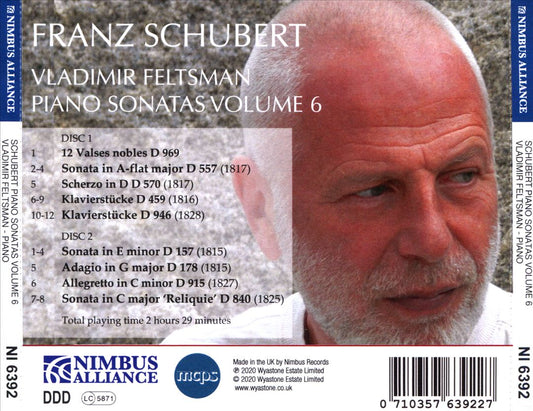 Franz Schubert: Pano Sonatas, Vol. 6 cover art