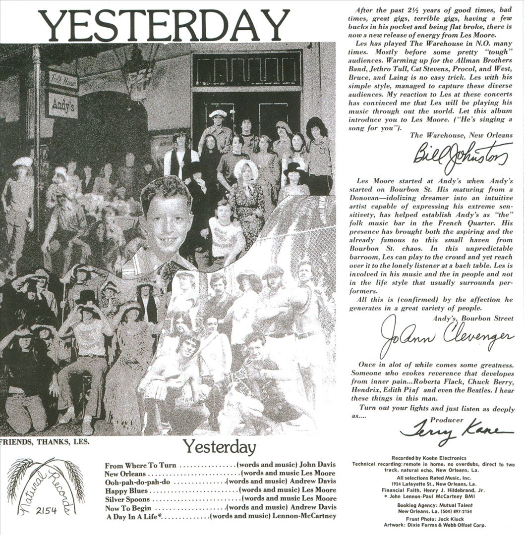 Yesterday cover art