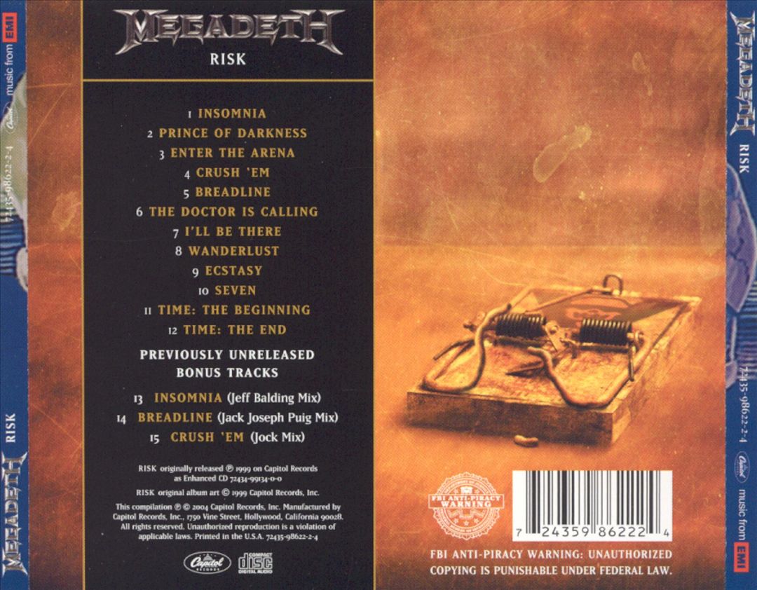 Risk [Bonus Tracks] cover art