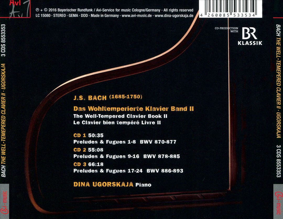 J.S. Bach: Das Wohltemperierte Klavier II cover art