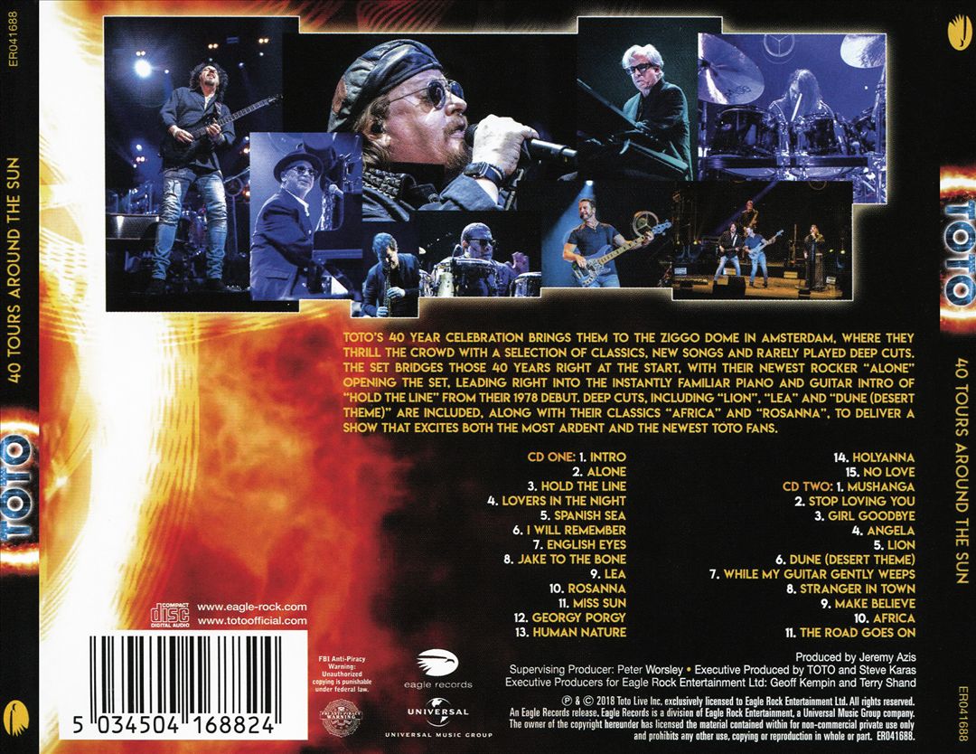 40 Tours Around the Sun cover art