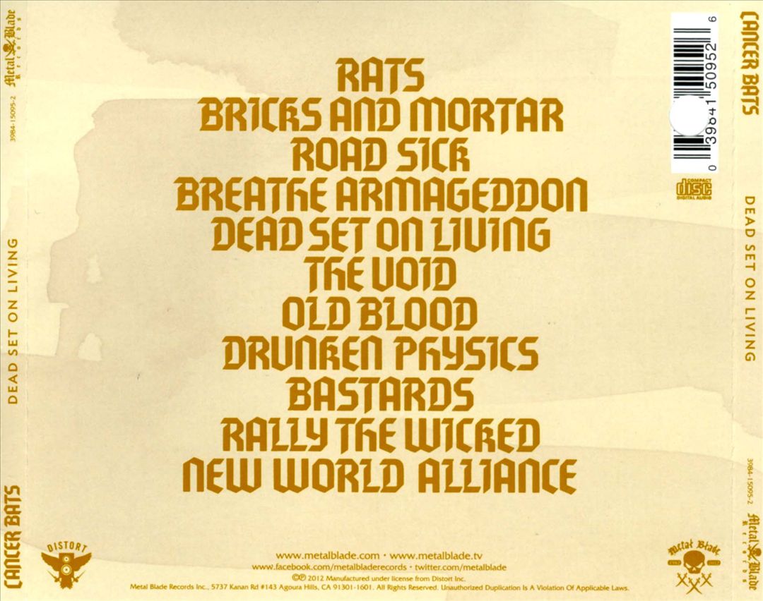 Dead Set on Living cover art