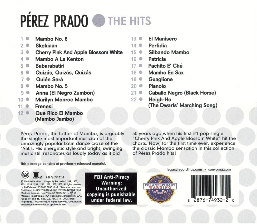 Best of Pérez Prado: The Original Mambo No. 5 cover art