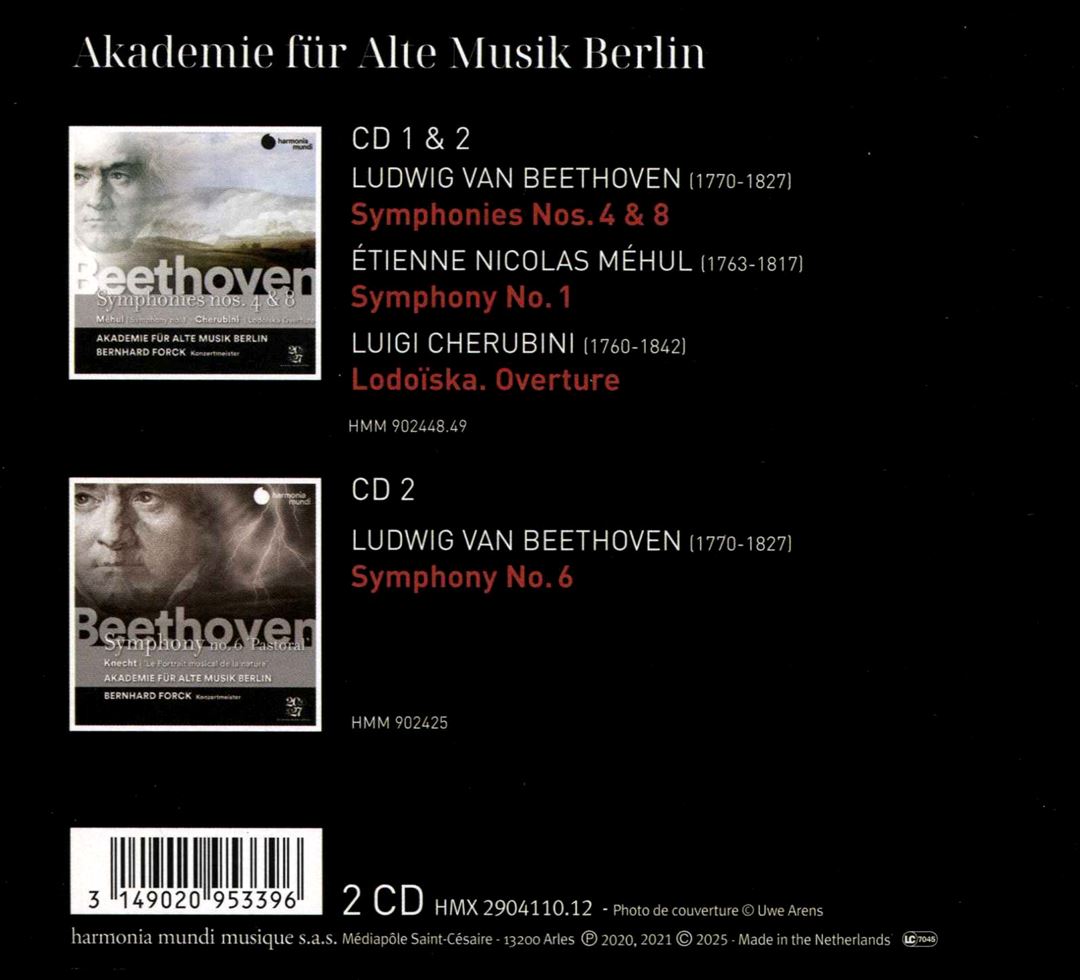 Akademie für Alte Musik Berlin: Beethoven cover art