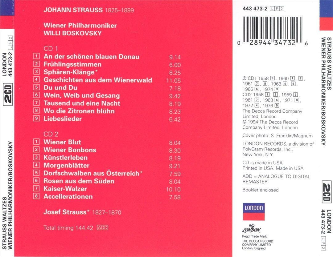 Strauss Waltzes cover art