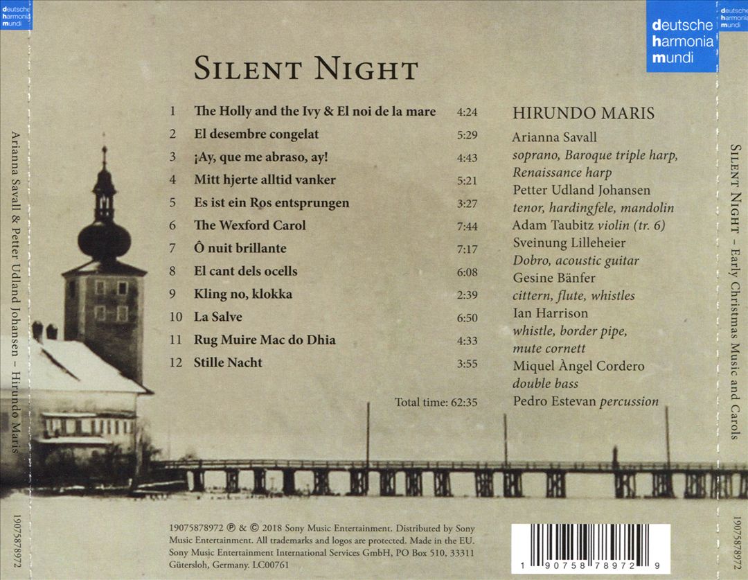 Silent Night: Early Christmas Music and Carols cover art