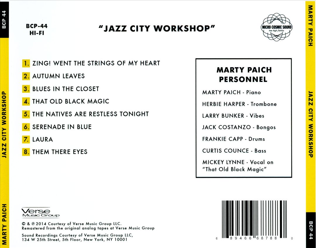 Jazz City Workshop cover art