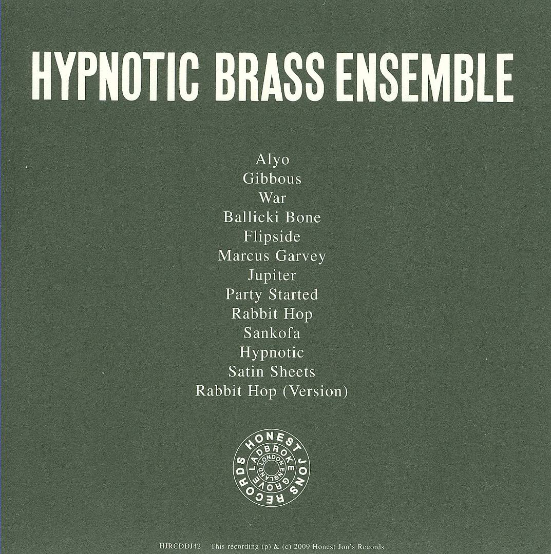 Hypnotic Brass Ensemble cover art