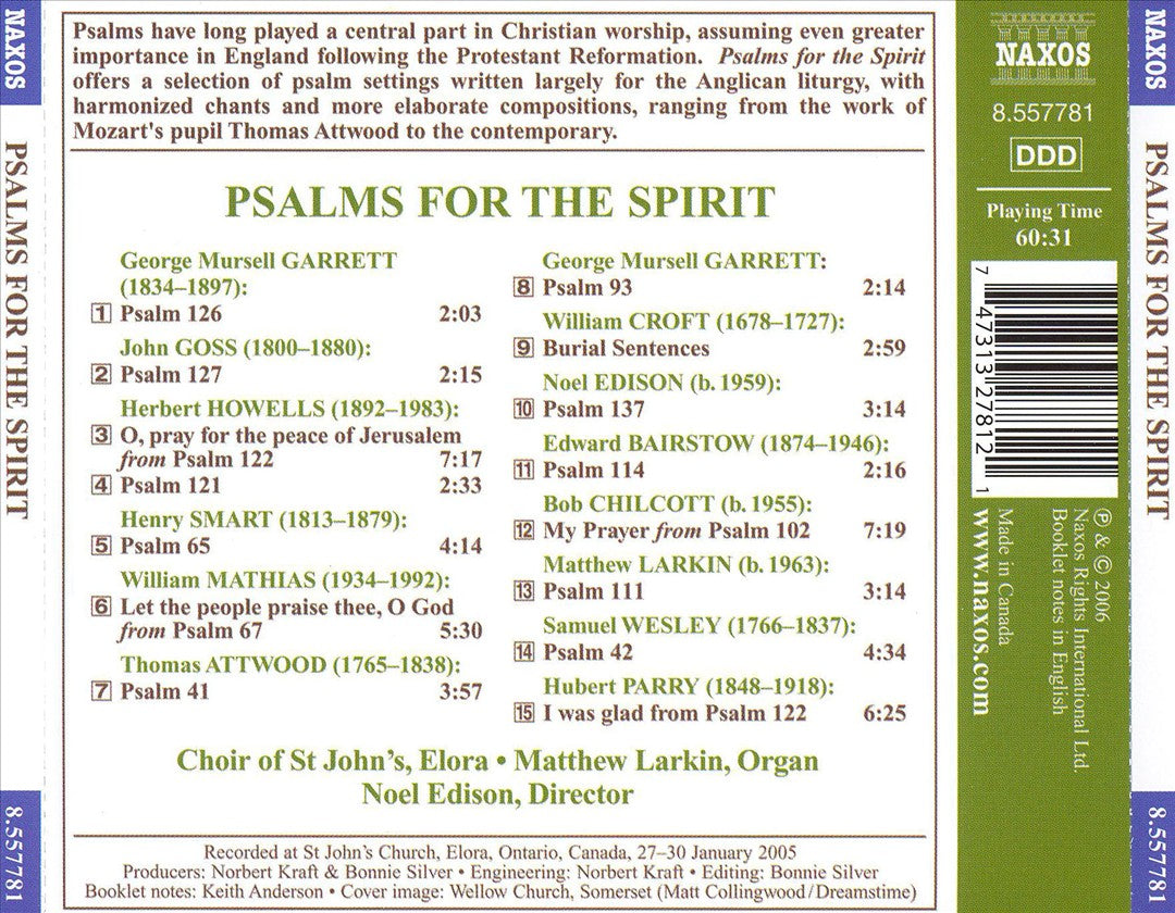 Psalms for the Spirit cover art