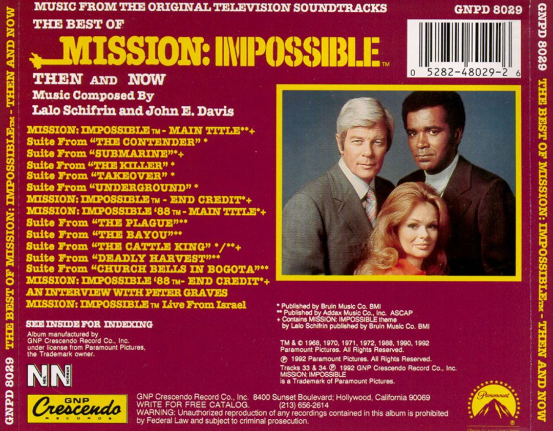 Best of Mission: Impossible (Then and Now) cover art