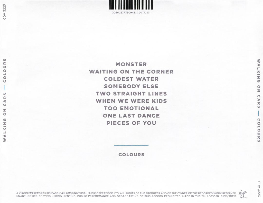 Colours cover art