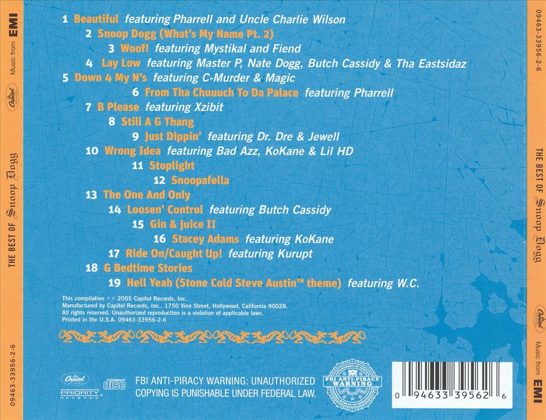 The Best of Snoop Dogg [Clean] cover art