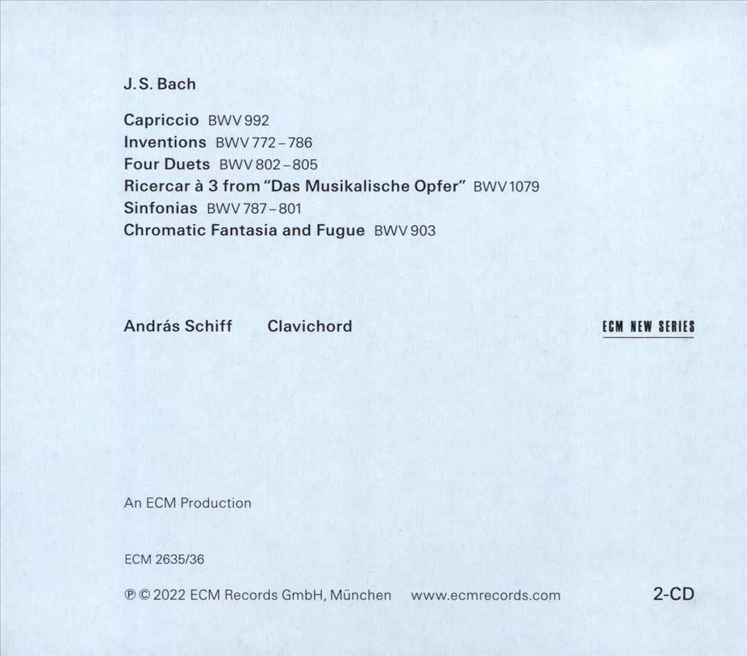 J.S. Bach: Clavichord cover art