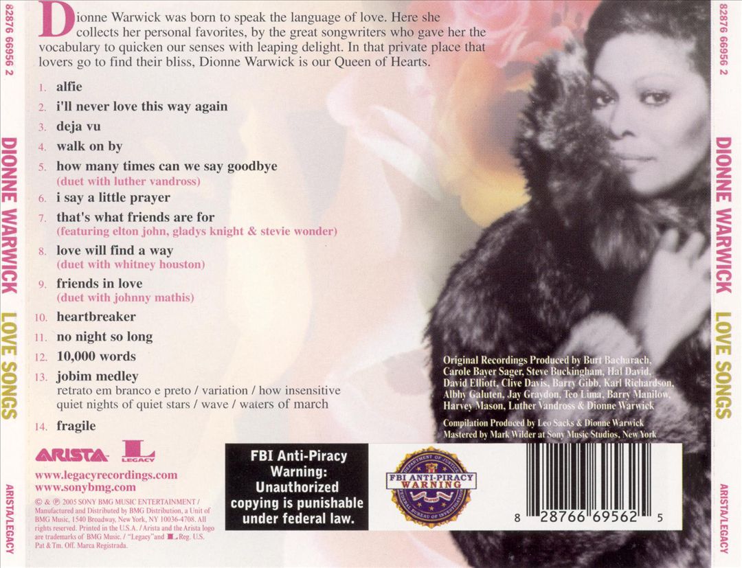 Love Songs [Arista 2005] cover art