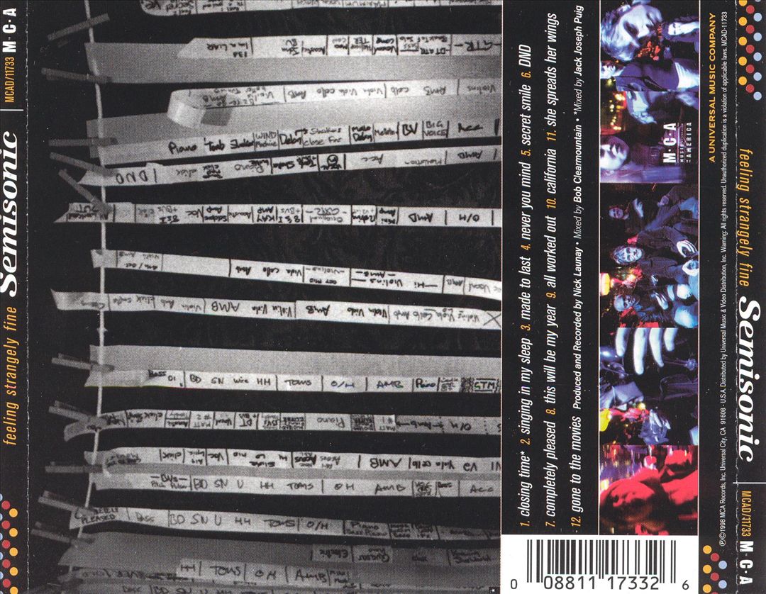 Feeling Strangely Fine cover art