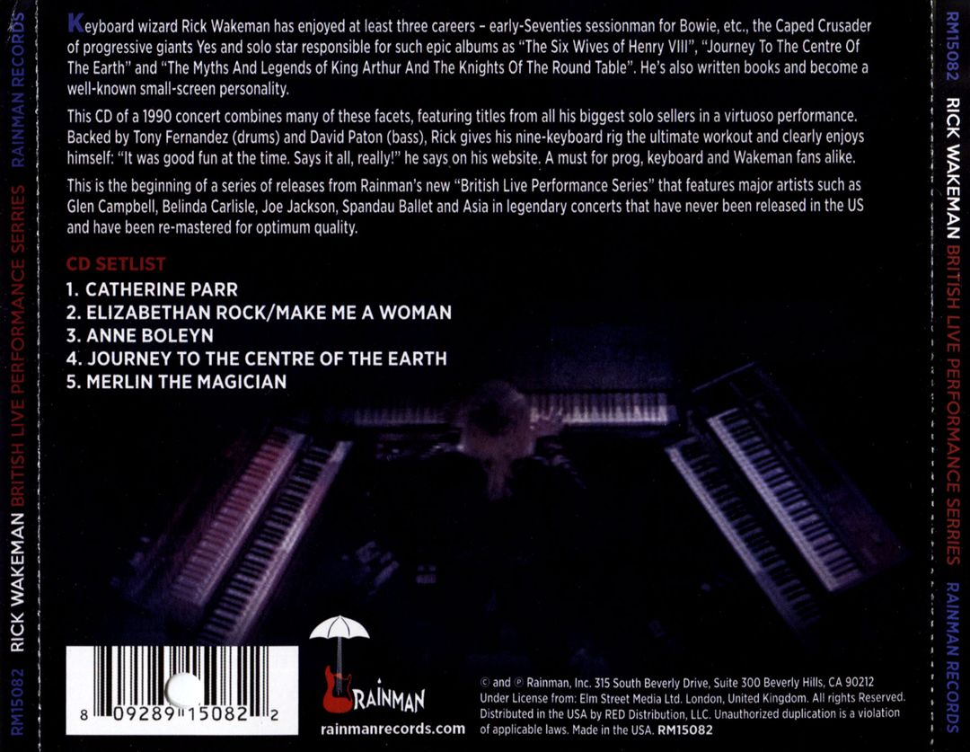 British Live Performance Series cover art