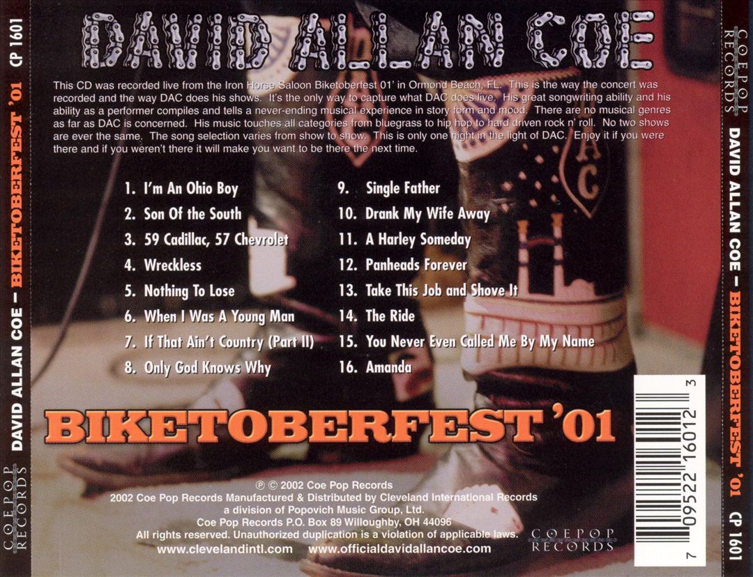 Biketoberfest 2001: Live from the Iron Horse Saloon cover art