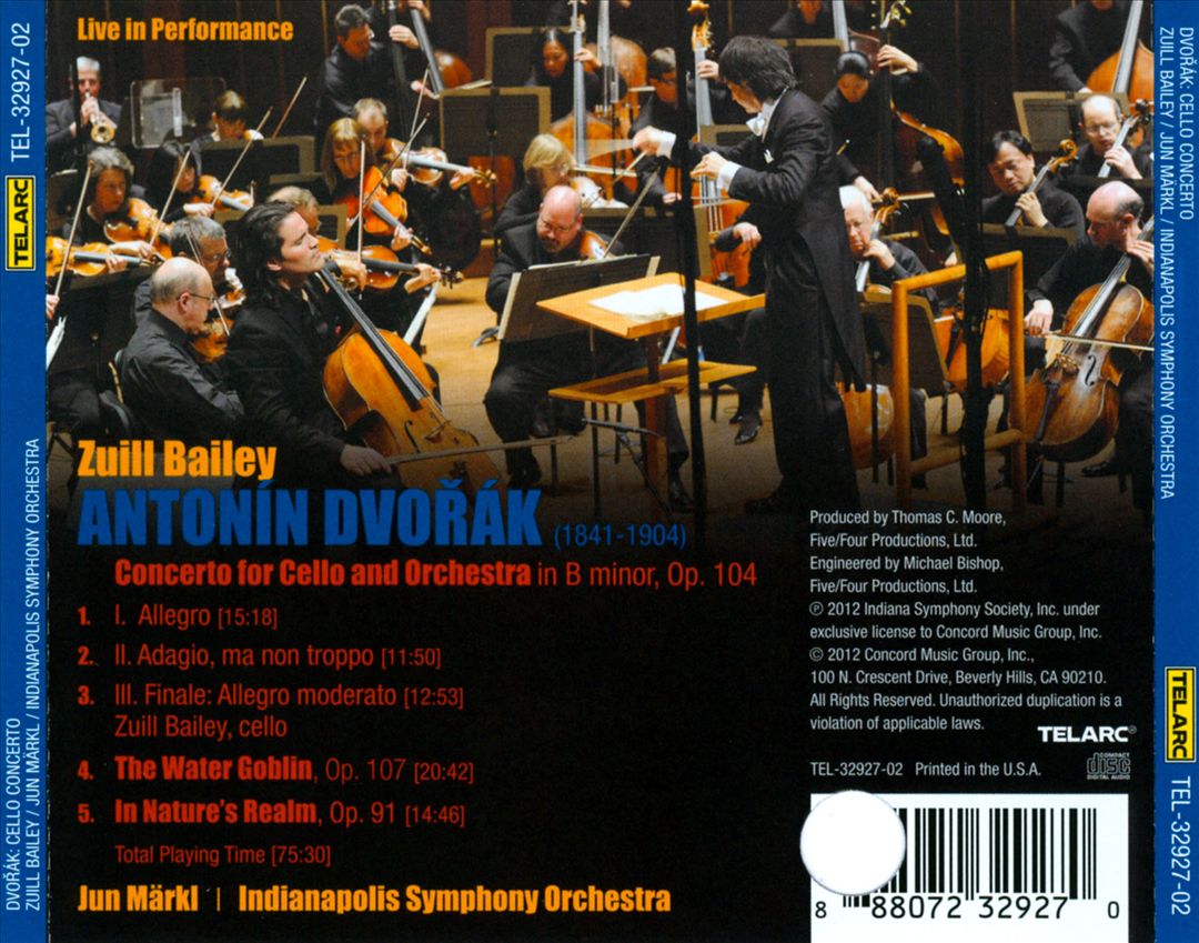 Dvorák: Cello Concerto cover art